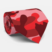 赤鮭カモフラージュ ネクタイ (ロール)