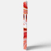 赤鮮やかと金ゴールドの抽象芸術 Case-Mate iPhoneケース (裏面 / 右)