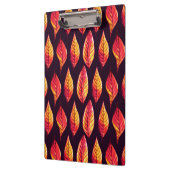 赤鮮やかと黄色の紅葉パターン クリップボード (左)