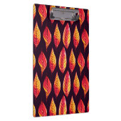 赤鮮やかと黄色の紅葉パターン クリップボード (右)
