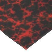 赤鮮やかと黒の斑紋 テーブルクロス (アングル)