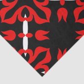 赤鮮やか白黒パタ日本のーン 薄葉紙 (詳細)