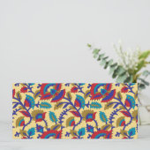 赤鮮やか目の織はっきりした織アート メニュー (スタンド正面)