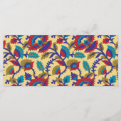 赤鮮やか目の織はっきりした織アート メニュー (正面)