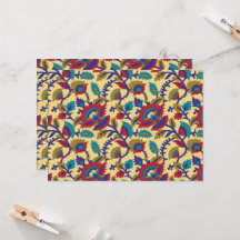 赤鮮やか目の織はっきりした織アート