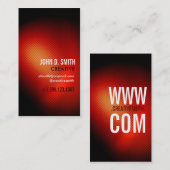 赤鮮やか色 名刺 (正面/裏面)