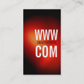 赤鮮やか色 名刺 (裏面)