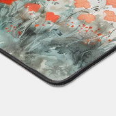 赤鮮やか野花 デスクマット (コーナー)