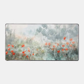 赤鮮やか野花 デスクマット (正面)