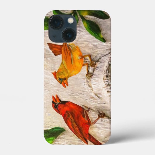 赤鳥が恋の歌を歌う Case-Mate iPhoneケース (裏面)