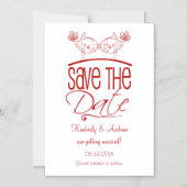 赤鳥キスをするが日を守る マグネット招待状 (正面)