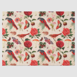 赤鳥蝶とキノコの分離 薄葉紙