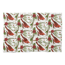 赤鳥、ヒイラギ葉の、ポインセチア、松