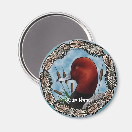 赤鴨磁石 マグネット (正面/裏面)