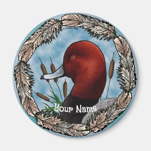 赤鴨磁石 マグネット (正面)