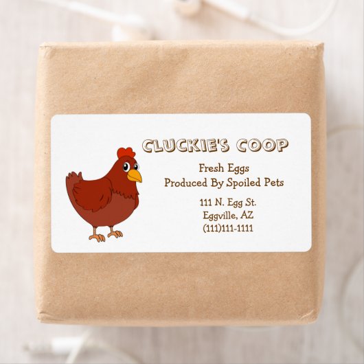 赤鶏卵ラベル ラベル (インサイチュ)