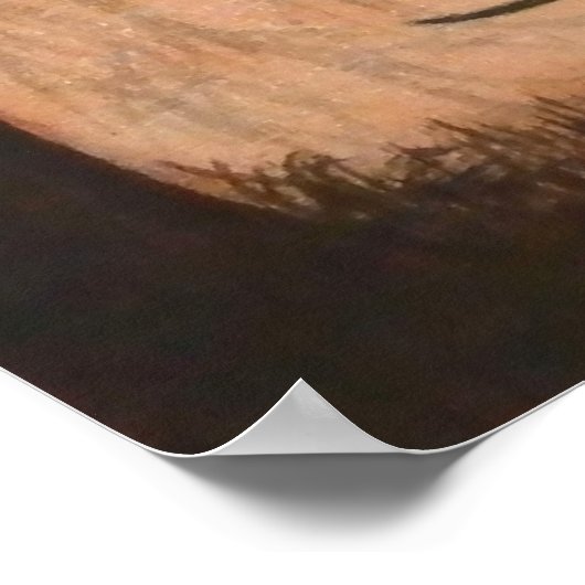 赤鹿のポスター ポスター (角)