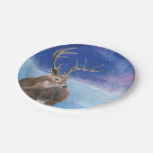 赤鹿（Cervus elaphus） ペーパープレート (アングル)