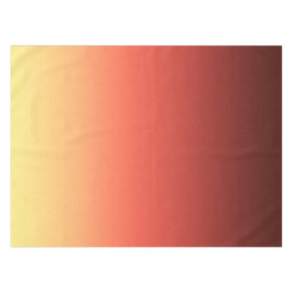 赤黄グラデーション。 テーブルクロス