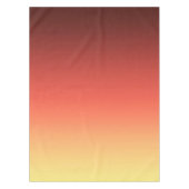 赤黄グラデーション。 テーブルクロス (正面)