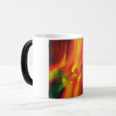 赤黄緑抽象芸術表現主義絵画 モーフィングマグカップ (正面左)
