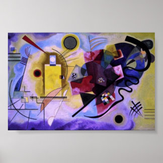 赤黄色がかった青 ポスター