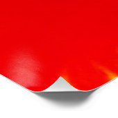 赤黄色のチューリップ ポスター (コーナー)