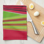 赤黄金緑 キッチンタオル (四つ折り)