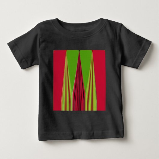 赤黄金緑 ベビーTシャツ (正面)