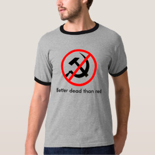 赤黒い文字よりよい死者 Tシャツ