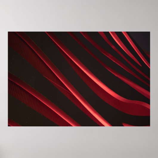 赤黒のロゴ ポスター (正面)