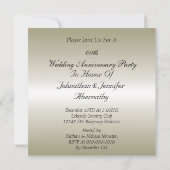 赤黒の結婚記念日招待状 招待状 (裏面)