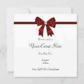 赤黒シマウマ　あらゆる行事 招待状 (裏面)