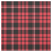 赤黒タータンチェック格子模様 ファブリック (見本)