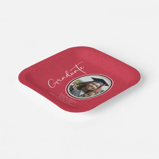 赤黒ナース大学院生の台本ミニマル写真 ペーパープレート (傾斜あり)