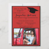 赤黒フォトカレッジトランクパーティー 招待状 (正面)