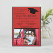 赤黒フォトカレッジトランクパーティー 招待状 (スタンド正面)