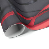 赤黒プレゼント ラッピングペーパー (ロールコーナー)
