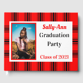 赤黒写真卒業パーティー ゲストブック