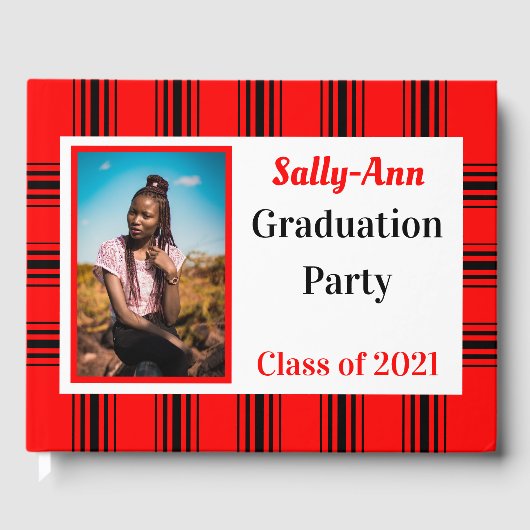 赤黒写真卒業パーティー ゲストブック (正面)