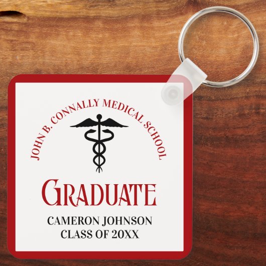 赤黒医学校卒業記念 キーホルダー (裏面)