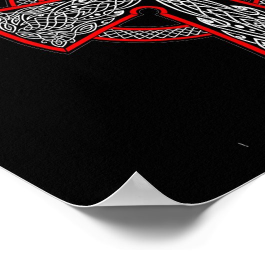 赤黒十字 ポスター (角)