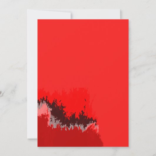 赤黒大理石の写真卒業のお知らせ 招待状 (裏面)