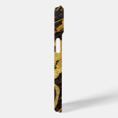 赤黒大理石の金ゴールド Case-Mate iPhoneケース (裏面 / 右)