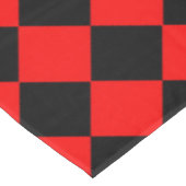 赤黒市松ダイヤ柄 テーブルクロス (アングル)