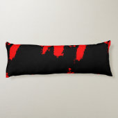 赤黒抽象芸術 ボディピロー (裏面)