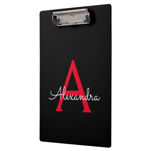 赤黒文字モノグラガーリーム名 クリップボード (左)