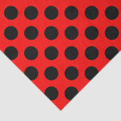 赤黒水玉模様 薄葉紙 (詳細)