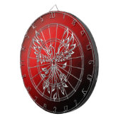 赤黒灰とフェニックス規制 ダーツボード (正面右)