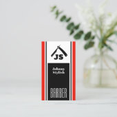 赤黒理容師 名刺 (スタンド正面)